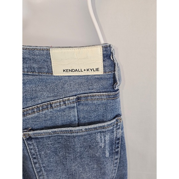 kendall & kylie jeans womens size 1/25 the icon straight high rise distressed - Picture 6 of 15